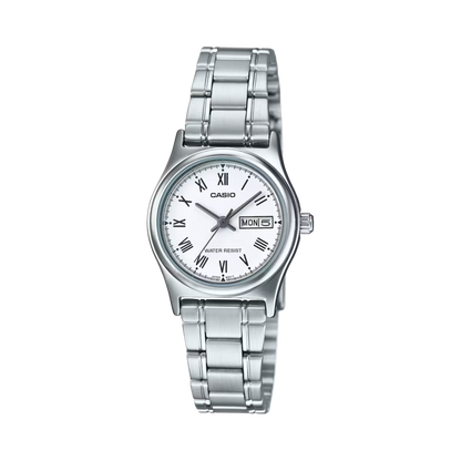 RELOJES CASIO ORIGINAL LTP-V006D-7BUDF PLATEADO | CAS-156