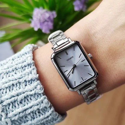 RELOJES CASIO ORIGINAL LTP-V009D-2EUDF PLATEADO | CAS-169