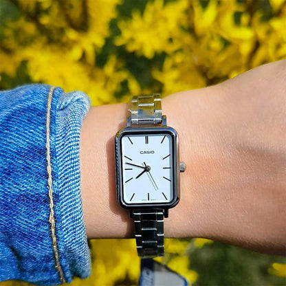 RELOJES CASIO ORIGINAL LTP-V009D-7EUDF PLATEADO | CAS-171