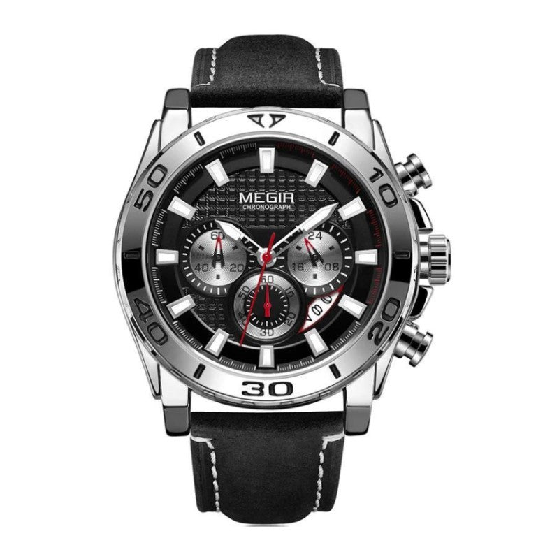 RELOJ MEGIR ORIGINAL NEGRO | SKU: MEG-17