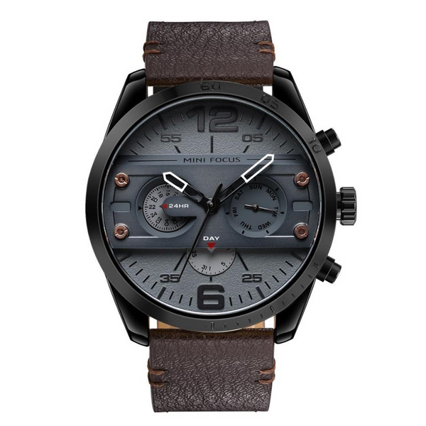 RELOJ MINIFOCUS - CASUAL MARRÓN | SKU: MIN-1