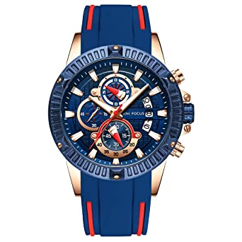 RELOJ MINIFOCUS DEPORTIVO/CASUAL AZUL Y ROJO | SKU: MIN-5 | MIN-6