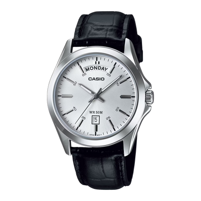 RELOJ CASIO MTP-1370L-7AVDF ORIGINAL PLATEADO | SKU: CAS-125