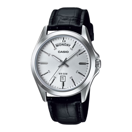 RELOJ CASIO MTP-1370L-7AVDF ORIGINAL PLATEADO | SKU: CAS-125