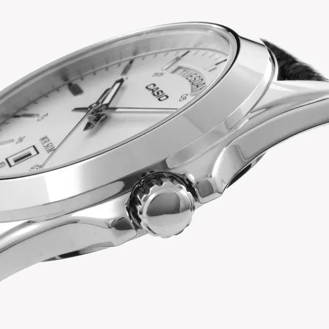 RELOJ CASIO MTP-1370L-7AVDF ORIGINAL PLATEADO | SKU: CAS-125