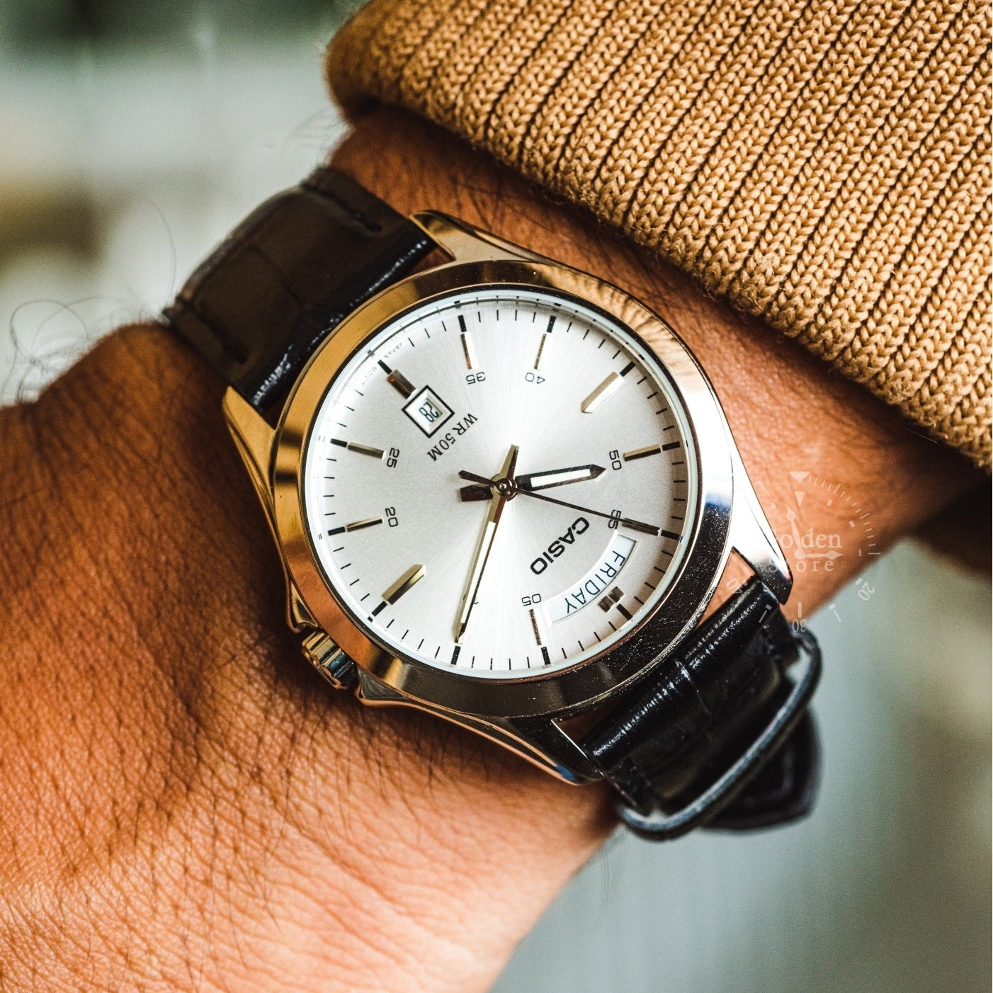 RELOJ CASIO MTP-1370L-7AVDF ORIGINAL PLATEADO | SKU: CAS-125