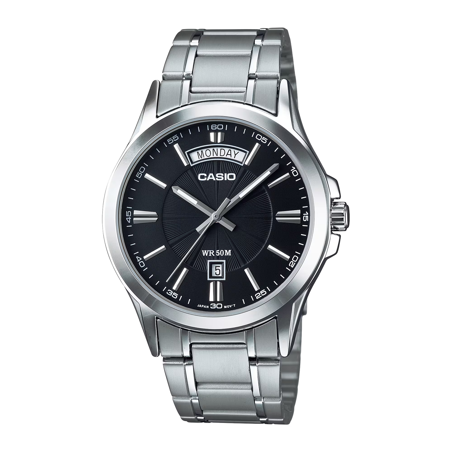 RELOJ CASIO MTP-1381D-1AVDF ORIGINAL NEGRO | SKU: CAS-105