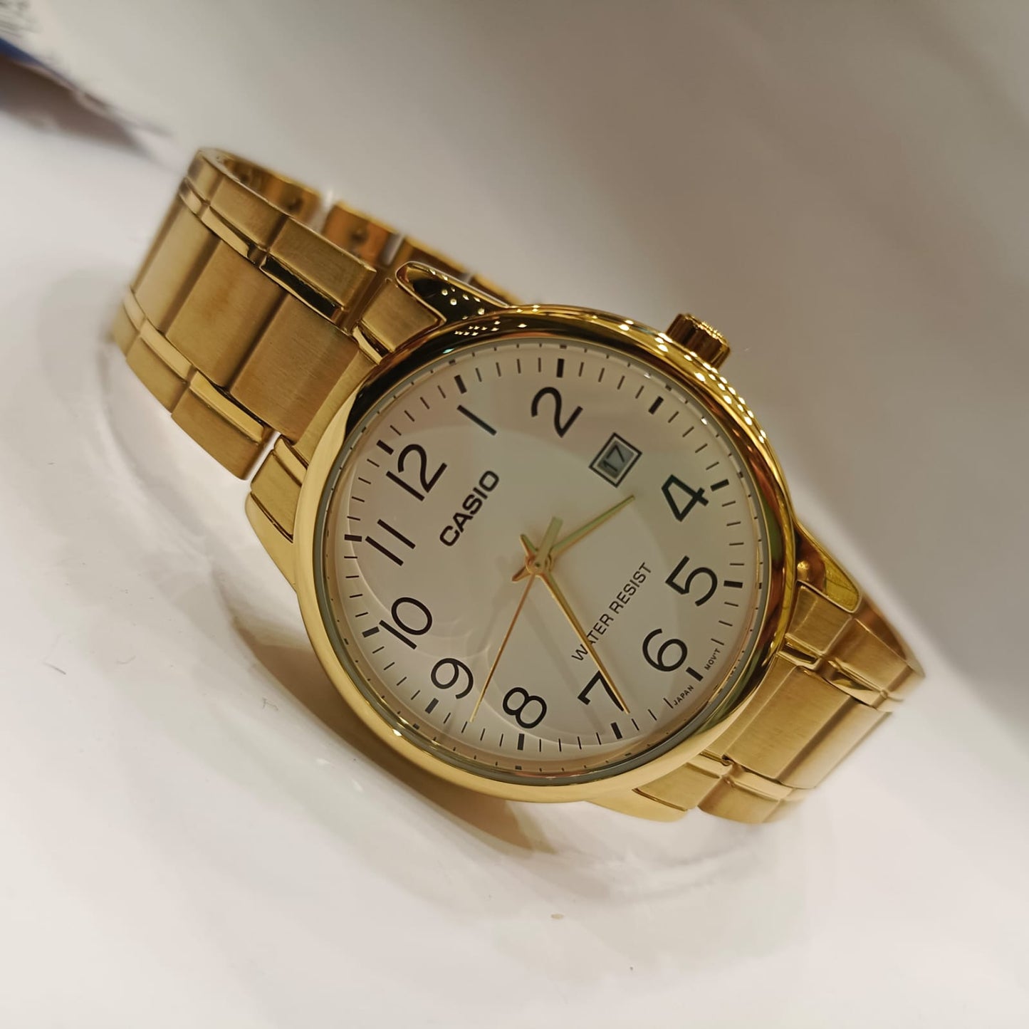 RELOJES CASIO ORIGINAL DORADO MTP-V002G-7B2UDF | SKU: CAS-20