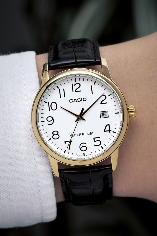 RELOJ CASIO MTP-V002GL-7B2UDF ORIGINAL BLANCO | SKU: CAS-121