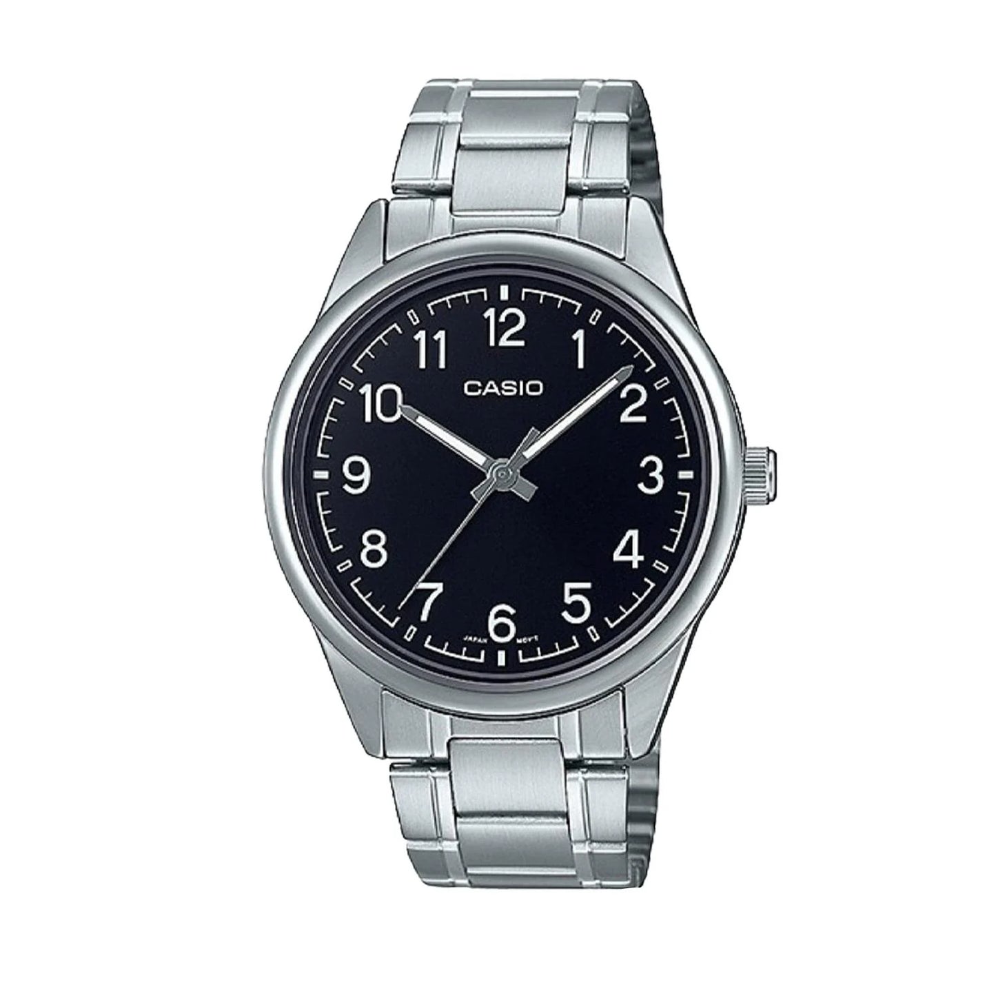 MTP-V005 | RELOJ CASIO ORIGINAL DE ACERO PLATEADO | CAS-103, CAS-232, CAS-15