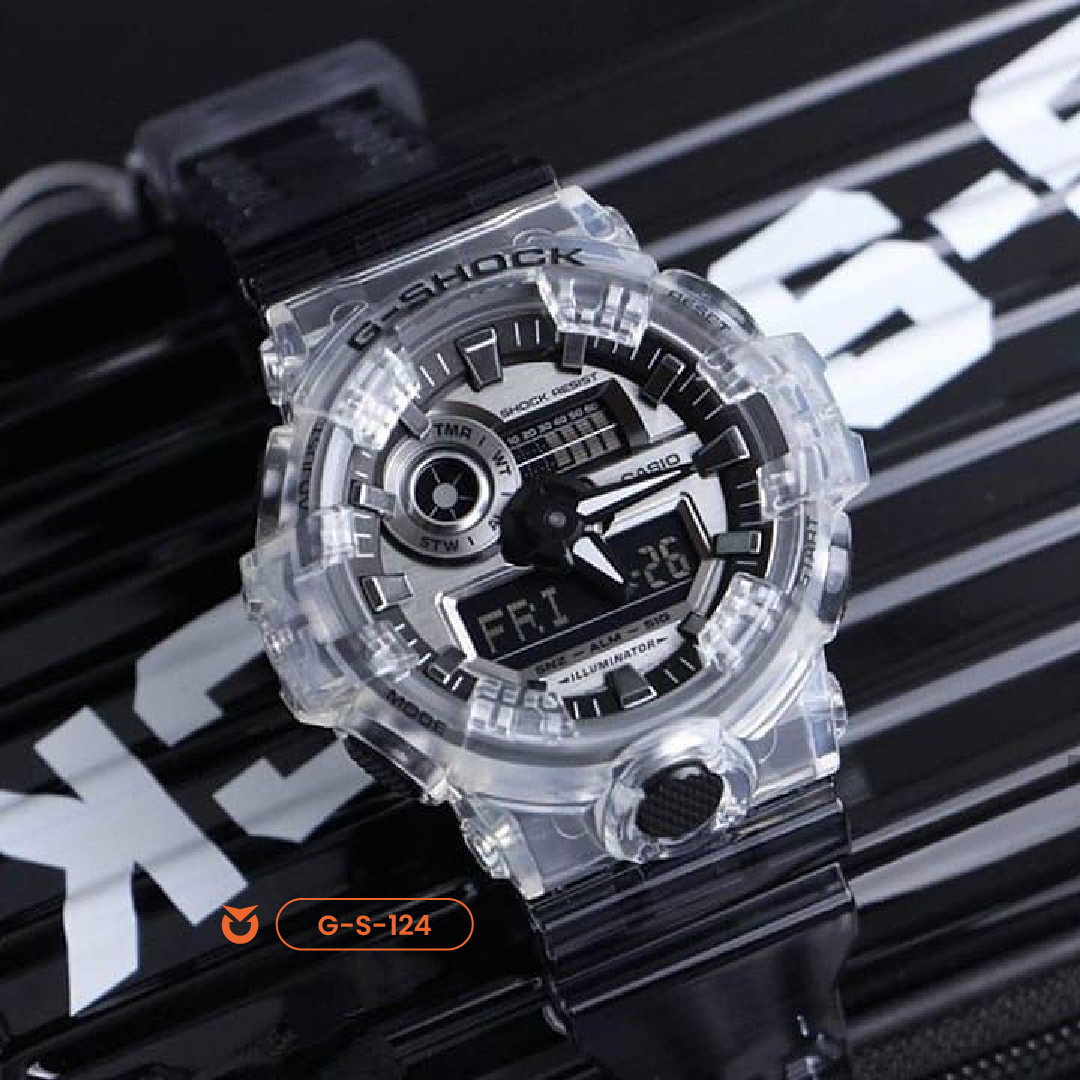 RELOJ G-SHOCK - DISCOVERY TRANSPARENTE | SKU: G-S-124 | G-S-211 | G-S-274 | G-S-101