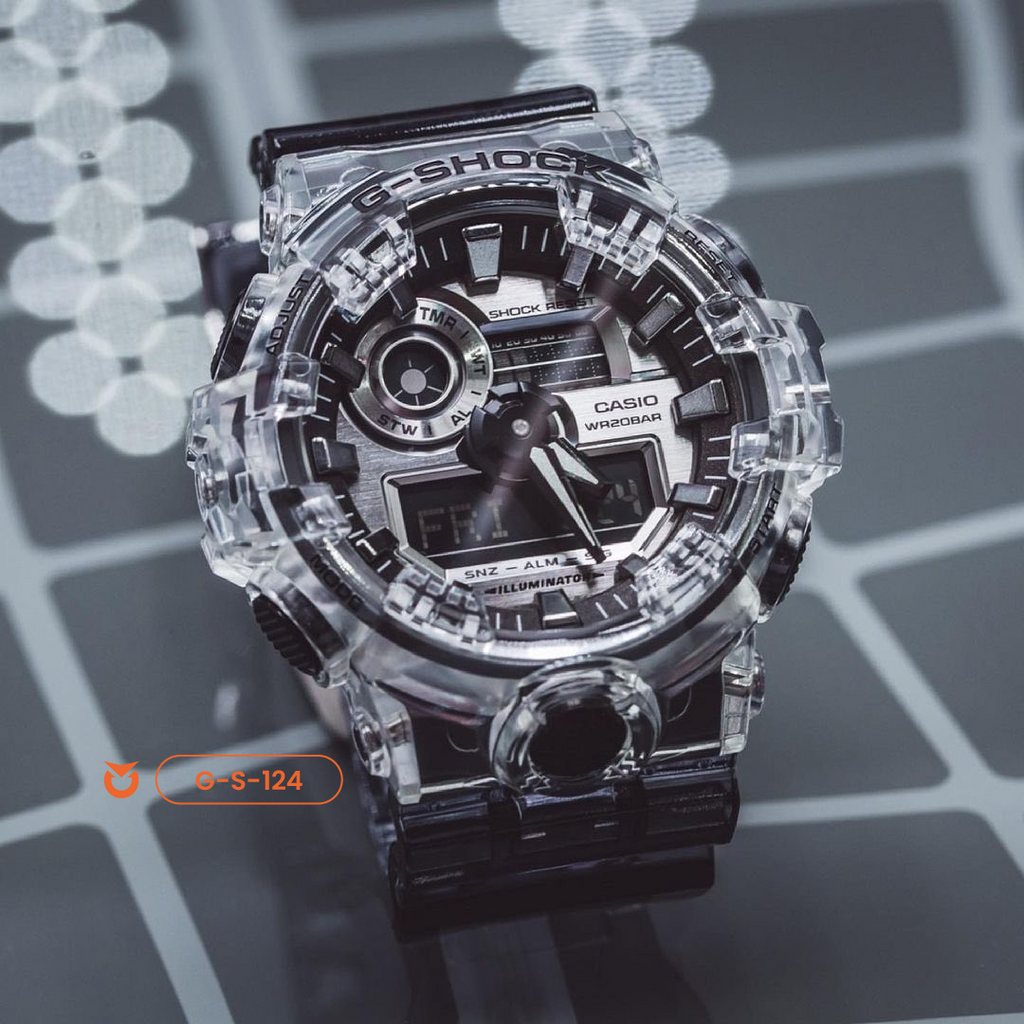 RELOJ G-SHOCK - DISCOVERY TRANSPARENTE | SKU: G-S-124 | G-S-211 | G-S-274 | G-S-101