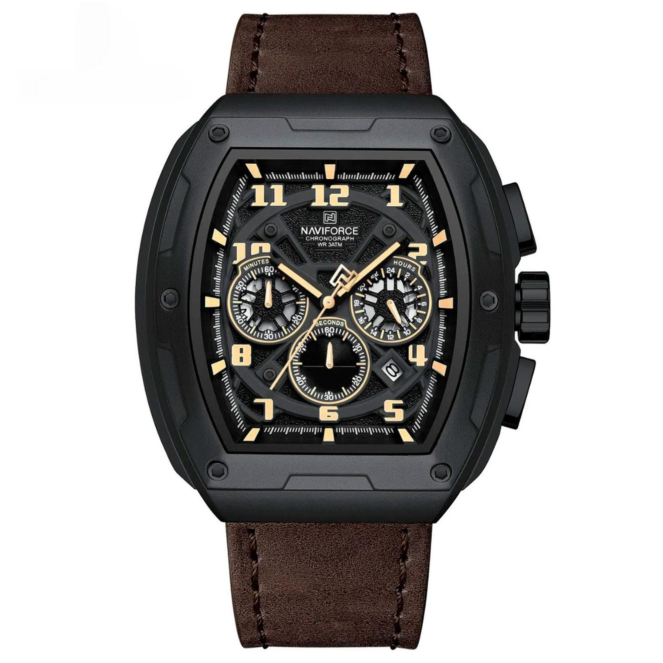 RELOJ ORIGINAL NAVIFORCE - CASUAL -  MARRON | NAV-131