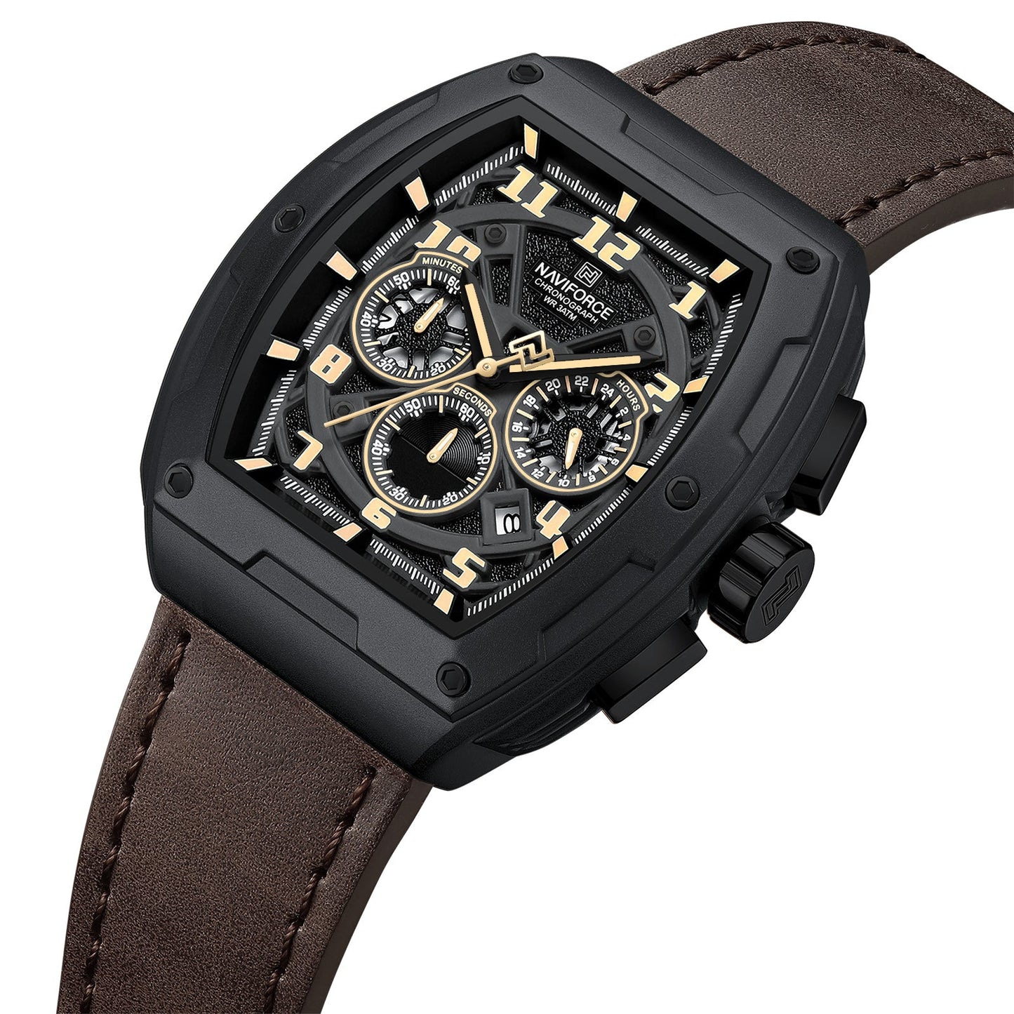 RELOJ ORIGINAL NAVIFORCE - CASUAL -  MARRON | NAV-131