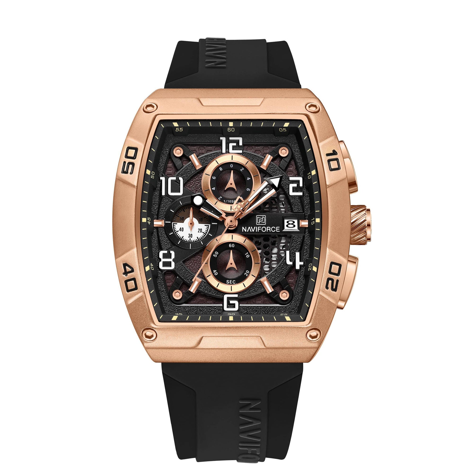RELOJ ORIGINAL NAVIFORCE -  CASUAL - NEGRO | NAV-138 | NAV-139