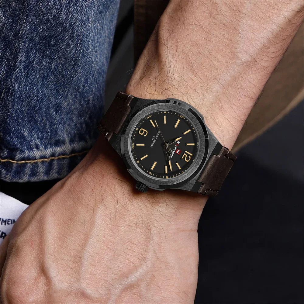 RELOJ NAVIFORCE ORIGINAL - CASUAL MARRON, AZUL Y NEGRO | SKU: NAV-144, NAV-145, NAV-146