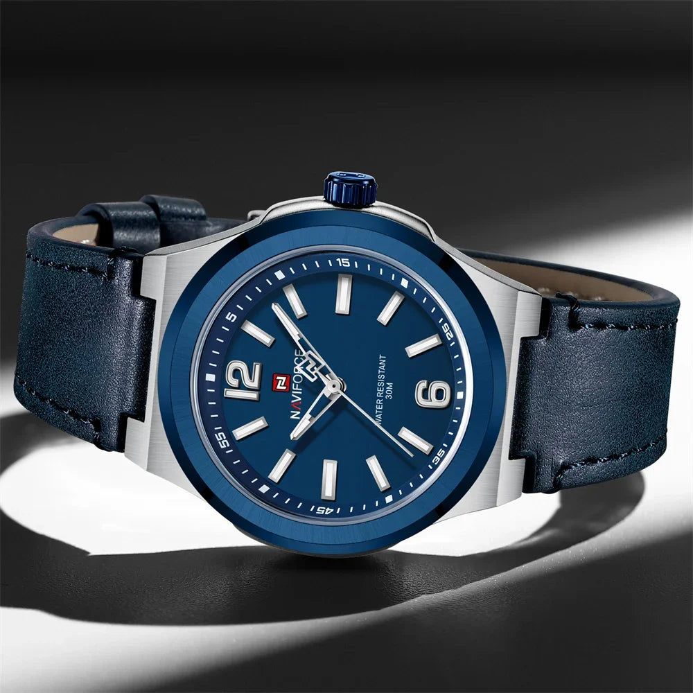 RELOJ NAVIFORCE ORIGINAL - CASUAL MARRON, AZUL Y NEGRO | SKU: NAV-144, NAV-145, NAV-146