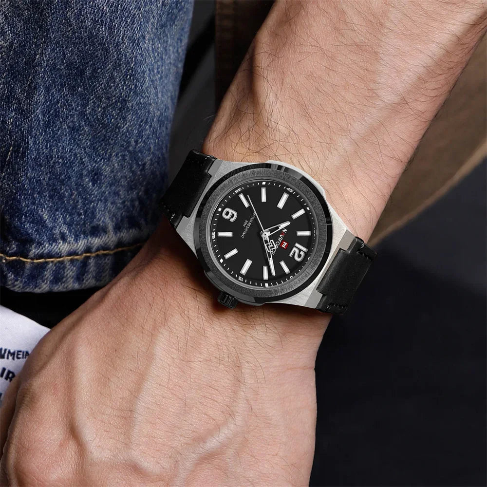RELOJ NAVIFORCE ORIGINAL - CASUAL MARRON, AZUL Y NEGRO | SKU: NAV-144, NAV-145, NAV-146