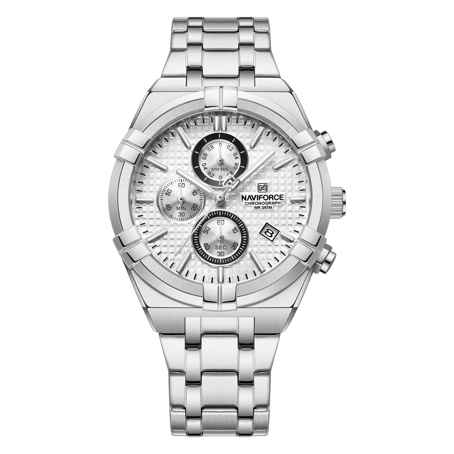 RELOJ NAVIFORCE ORIGINAL PLATEADO | NAV-165, NAV-166, NAV-167