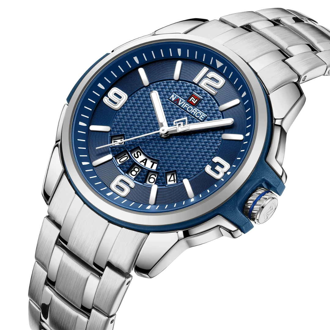 RELOJ NAVIFORCE ORIGINAL PLATEADO| NAV-180, NAV-181, NAV-182, NAV-183