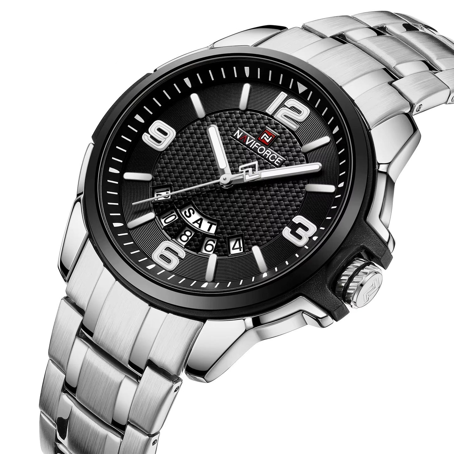 RELOJ NAVIFORCE ORIGINAL PLATEADO| NAV-181, NAV-183