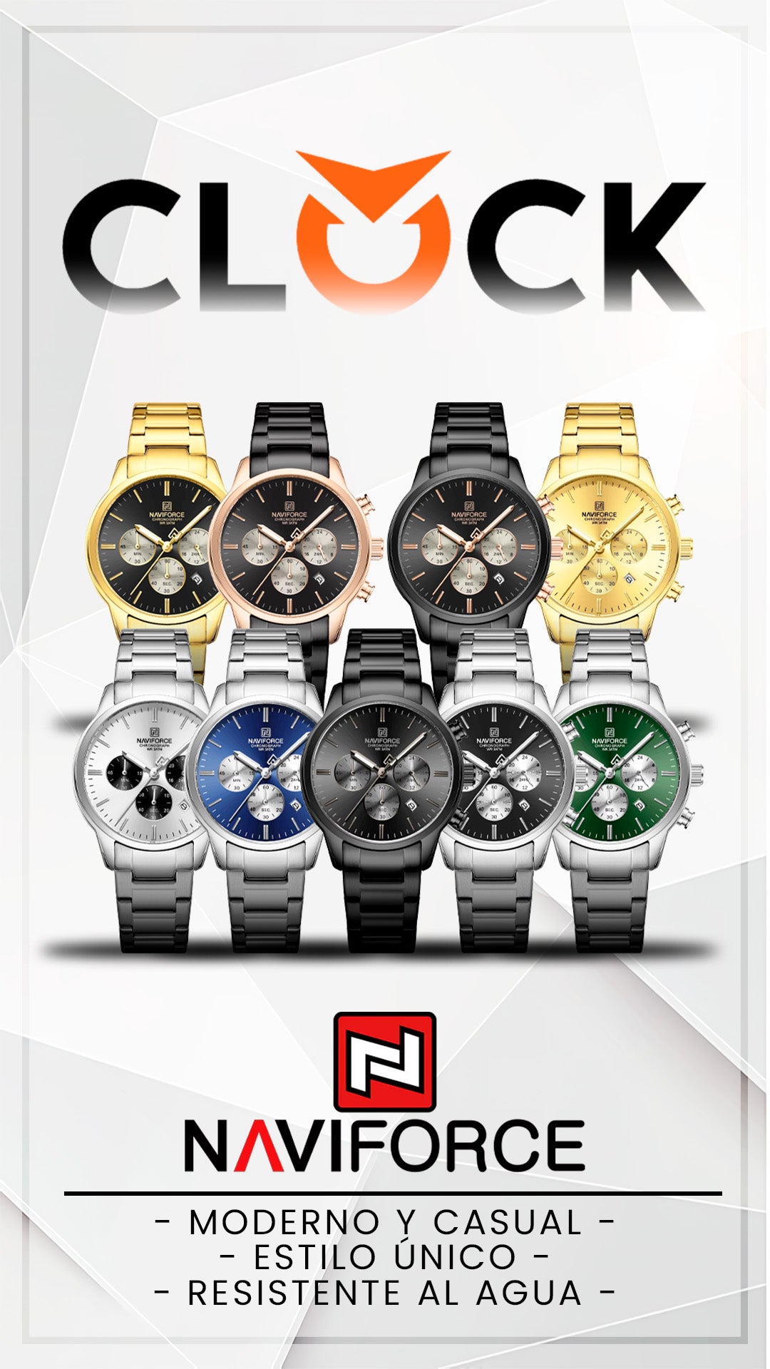 RELOJES NAVIFORCE CASUAL ELEGANTE ORIGINALES | NF8076