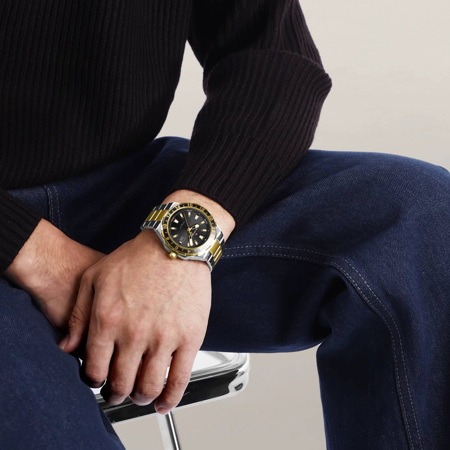 RELOJ NAVIFORCE NF9249 ORIGINAL ELEGANTE DORADO, AZUL Y NEGRO | NAV-218, NAV-219, NAV-220