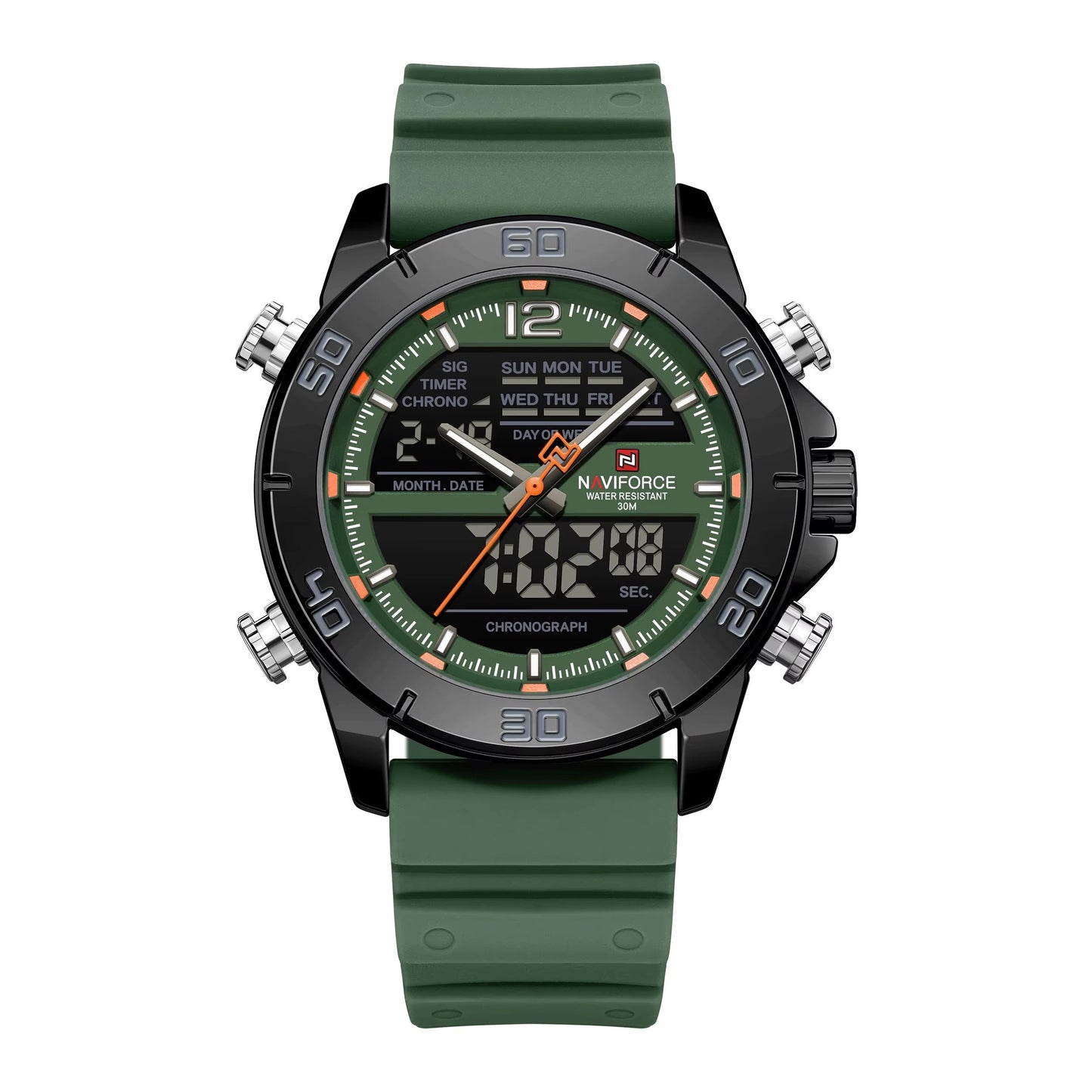 RELOJ NAVIFORCE NF9253T ORIGINAL - DEPORTIVO VERDE | NAV-222