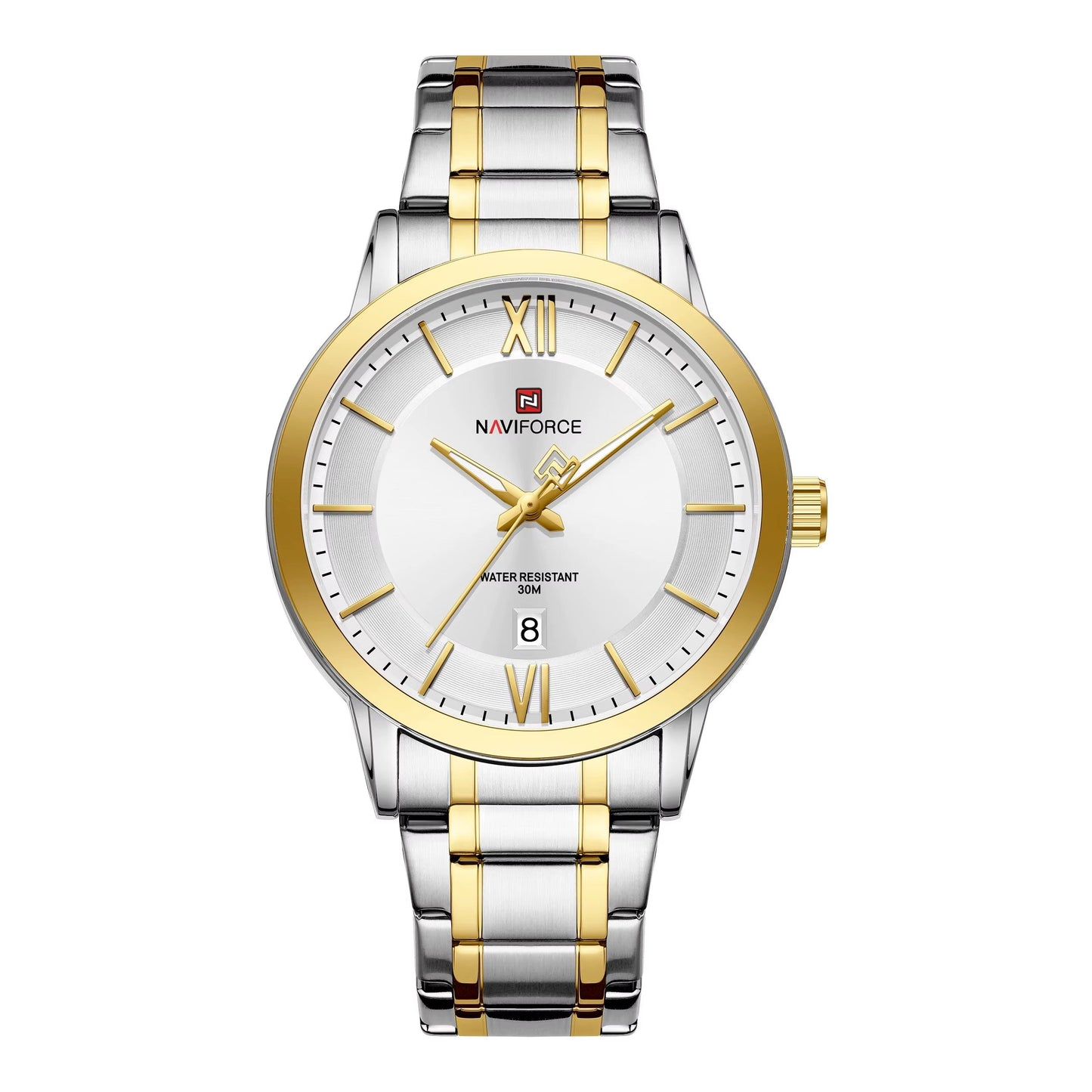 RELOJ NAVIFORCE ORIGINAL NF9254 ELEGANTE - NEGRO PLATA, BLANCO, NEGRO, ORO PLATA, DORADO Y ORO NEGRO | NAV-223, NAV-224, NAV-225, NAV-226, NAV-227, NAV-228