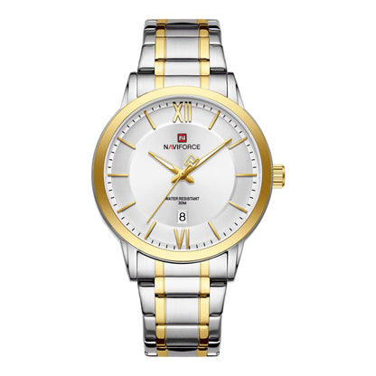 RELOJ NAVIFORCE ORIGINAL NF9254 ELEGANTE - NEGRO PLATA, BLANCO, NEGRO, ORO PLATA, DORADO Y ORO NEGRO | NAV-223, NAV-224, NAV-225, NAV-226, NAV-227, NAV-228