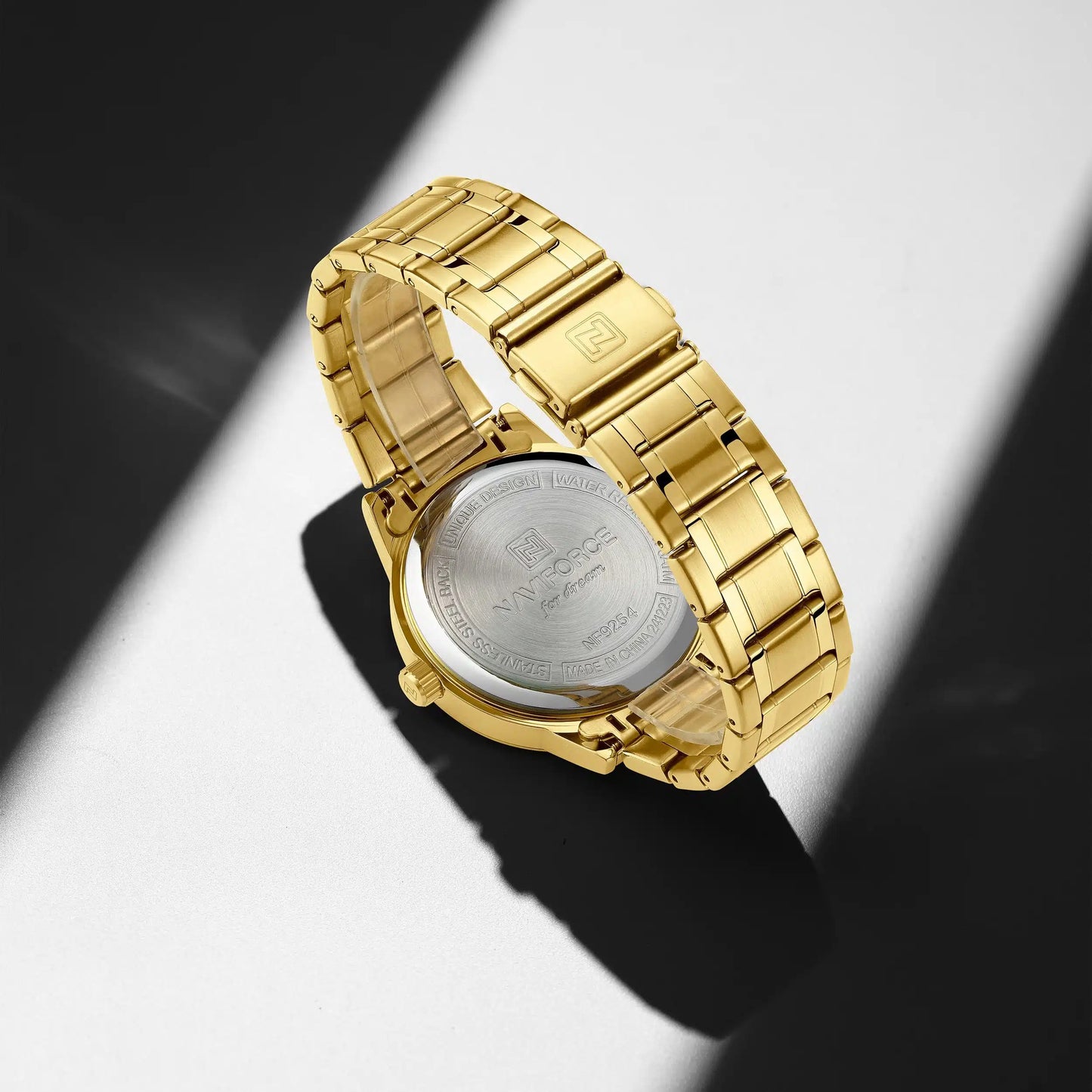 RELOJ NAVIFORCE ORIGINAL NF9254 ELEGANTE - NEGRO PLATA, BLANCO, NEGRO, ORO PLATA, DORADO Y ORO NEGRO | NAV-223, NAV-224, NAV-225, NAV-226, NAV-227, NAV-228