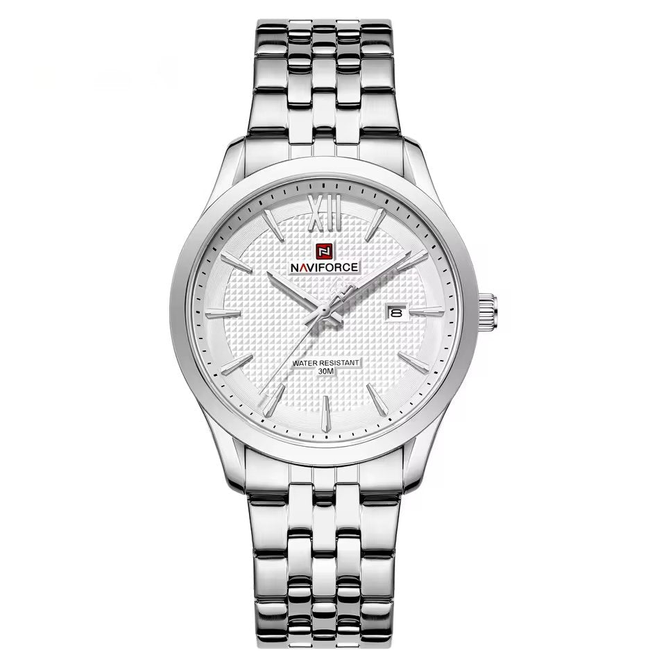 RELOJ NAVIFORCE ORIGINAL NF9255 ELEGANTE - BLANCO | NAV-229M