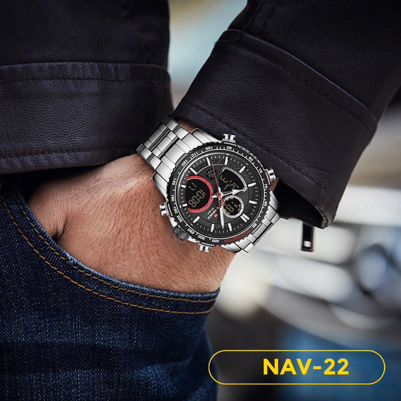 RELOJ NAVIFORCE - SILVER | NAV-20 | NAV-22