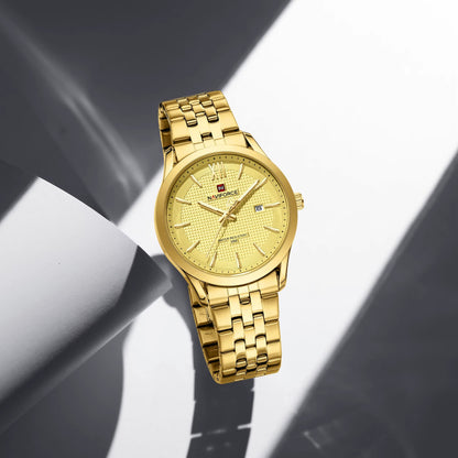 RELOJ NAVIFORCE ORIGINAL NF9255 ELEGANTE - BLANCO, NEGRO, AZUL, PLATEADO Y DORADO | NAV-229, NAV-230, NAV-231, NAV-232, NAV-233