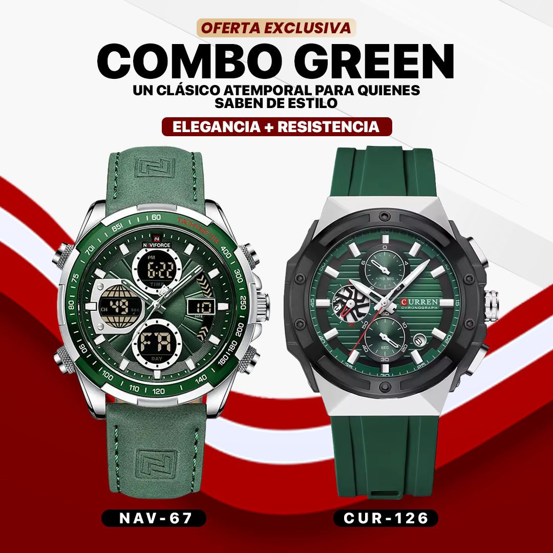 Combo Exclusivo #8: NAVIFORCE + CURREN | CUR-126 / NAV-67