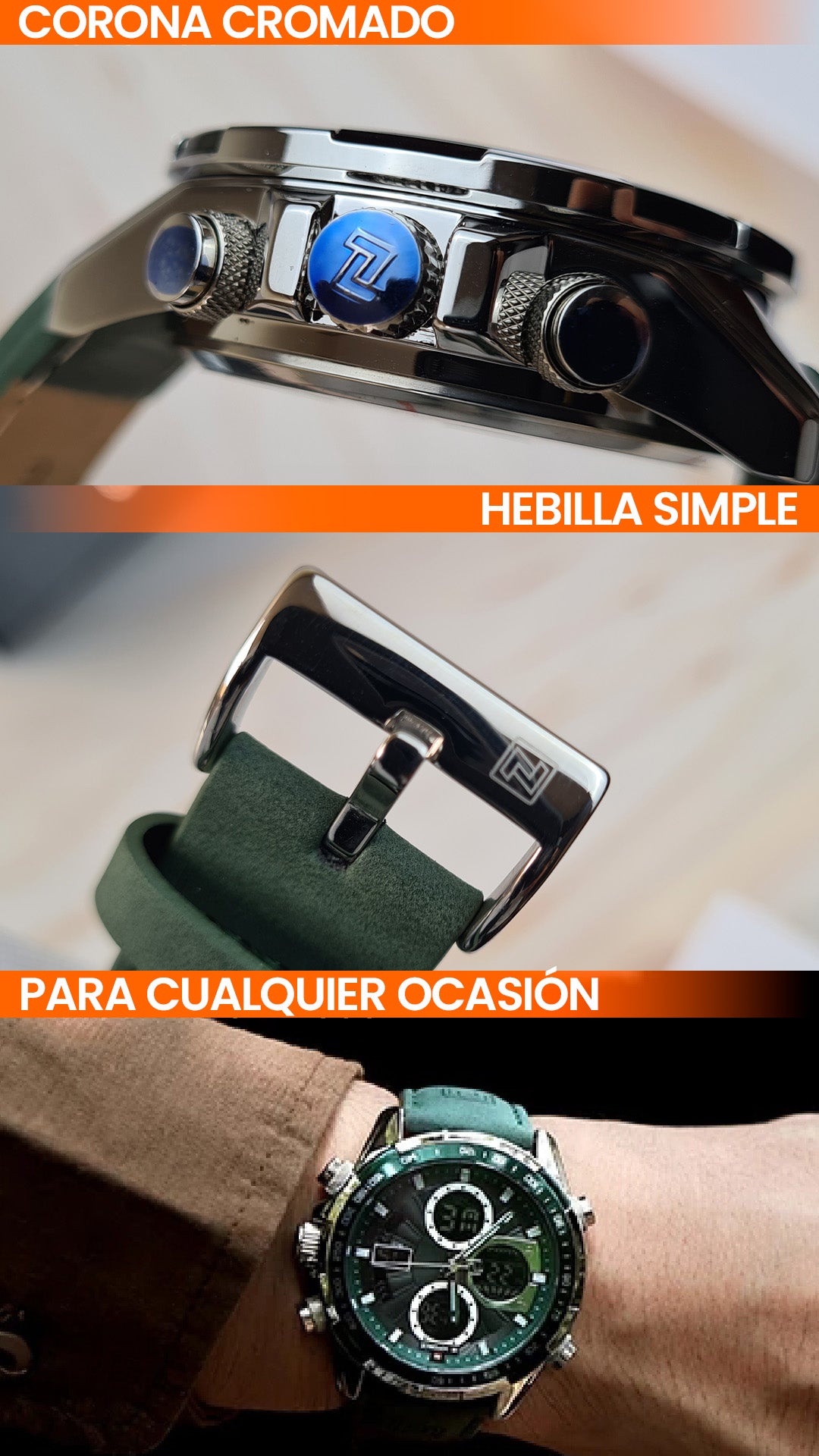 RELOJ NAVIFORCE VERDE ESPERANZA | SKU: NAV-67