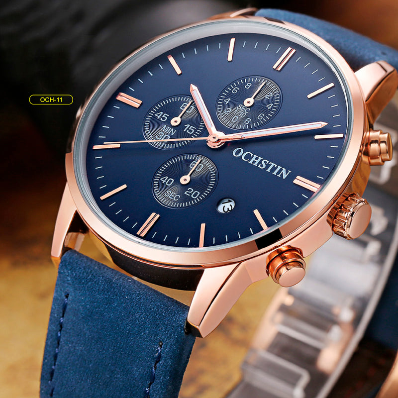 RELOJ OCHSTIN ELEGANTES NEGRO, CANELA Y AZUL | OCH-1 | OCH-2 | OCH-11