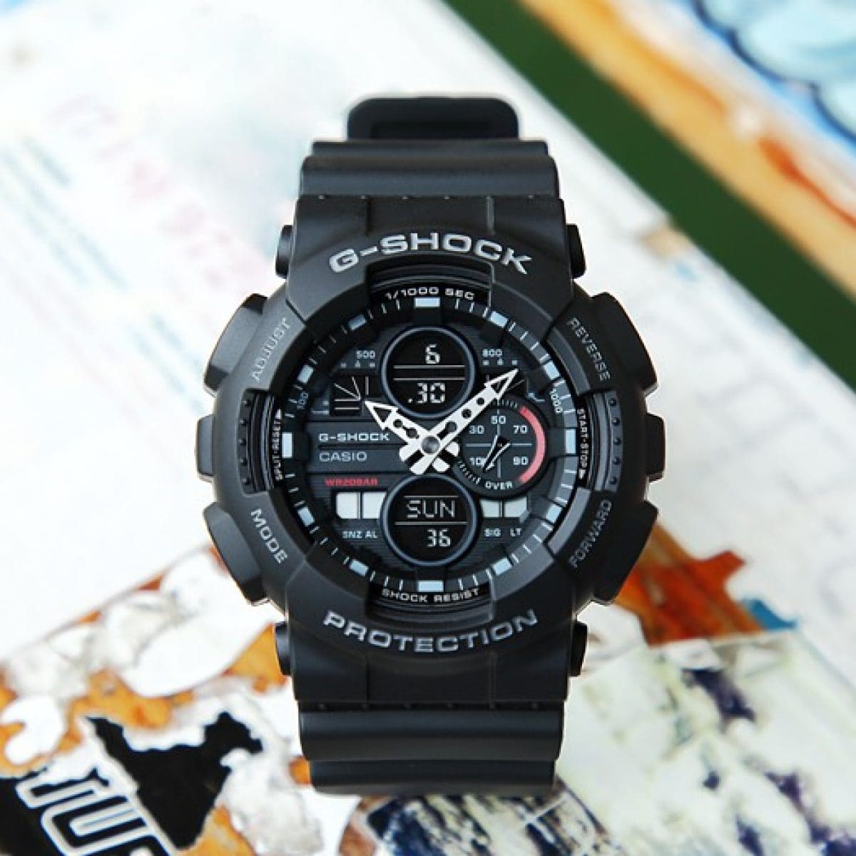 RELOJ G-SHOCK ORIGINAL - NEGRO GA-140-1A1 | OG-S-86