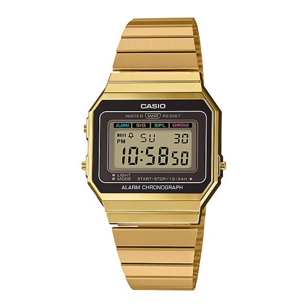 RELOJ CASIO ORIGINAL VINTAGE A700WG-9ADF DORADO | CAS-145
