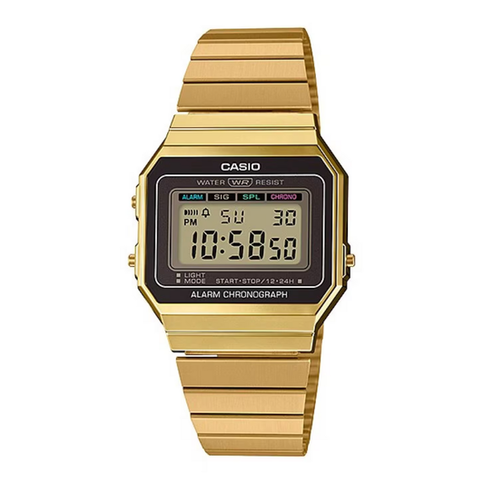 RELOJ CASIO ORIGINAL VINTAGE A700WG-9ADF DORADO | CAS-145
