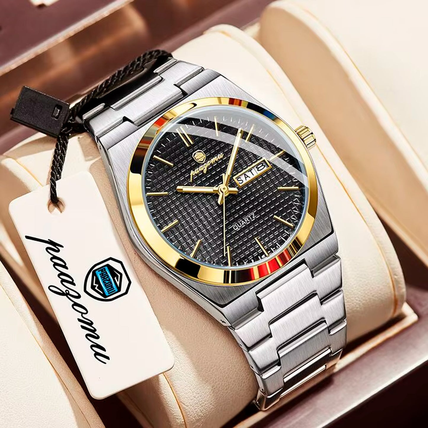 RELOJ POEDAGAR ORIGINAL - ELEGANTE ACERO INOXIDABLE | POE-34, POE-35, POE-36, POE-37, POE-38, POE-39, POE-40, POE-41, POE-42