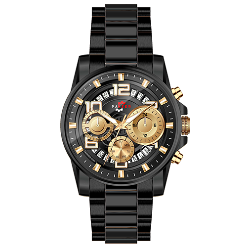 RELOJ PANZER ORIGINAL - ELEGANTE PLATEADO DORADO Y NEGRO | PAN-1, PAN-2, PAN-3