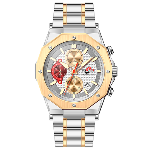RELOJ PANZER ORIGINAL - ELEGANTE DORADO NEGRO BLANCO Y PLATEADO |  PAN-29, PAN-30, PAN-32