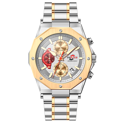 RELOJ PANZER ORIGINAL - ELEGANTE DORADO NEGRO BLANCO Y PLATEADO |  PAN-29, PAN-30, PAN-32