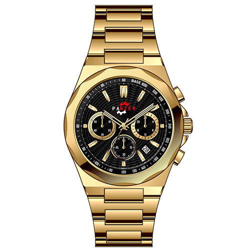 RELOJ PANZER ORIGINAL - ELEGANTE DORADO PLATEADO Y BLANCO | PAN-33 PAN-35
