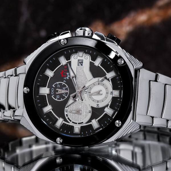 RELOJ PANZER ORIGINAL - ELEGANTE PLATEADO | SKU: PAN-43