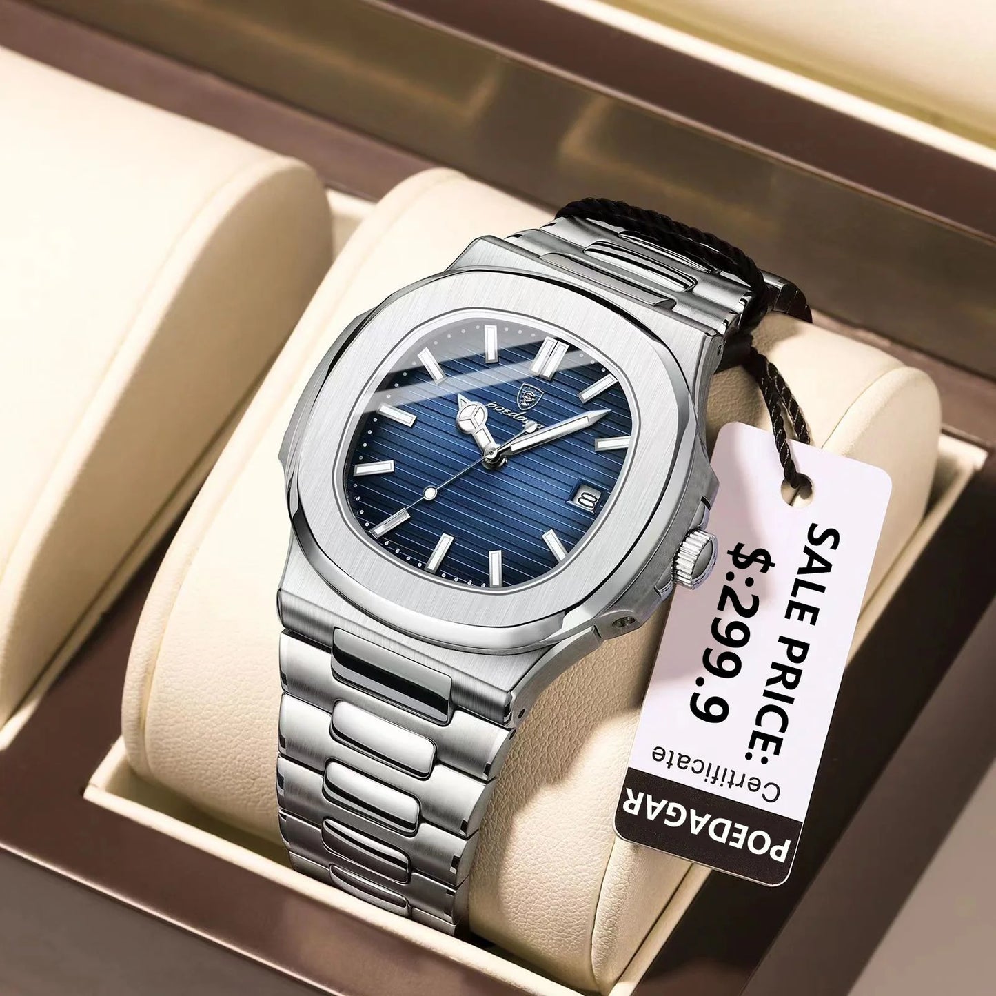 RELOJ POEDAGAR ORIGINAL - ELEGANTE AZUL | POE-1