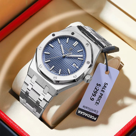 RELOJ POEDAGAR ORIGINAL - ELEGANTE AZUL | POE-10