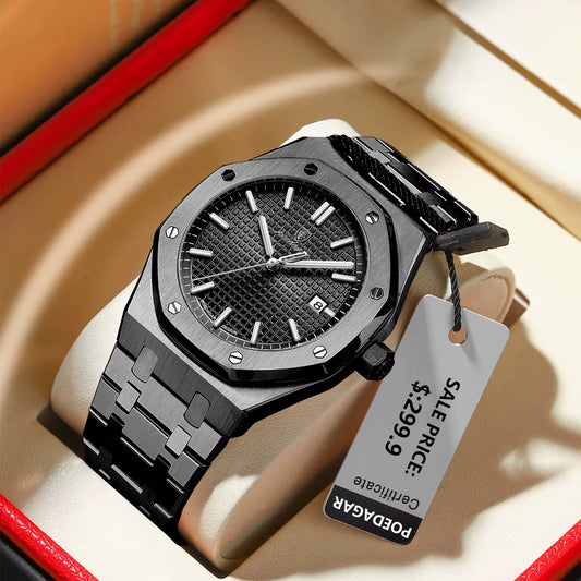 RELOJ POEDAGAR ORIGINAL - ELEGANTE TOTAL BLACK | POE-13