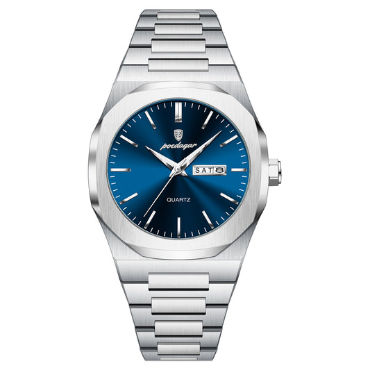 RELOJ POEDAGAR ORIGINAL - ELEGANTE PLATEADO| POE-26